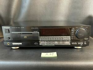 A49ジャンク1円スタートCDプレーヤー Technics テクニクス Compact Disc Player SL-P999オーディオ機器 CDプレイヤー 