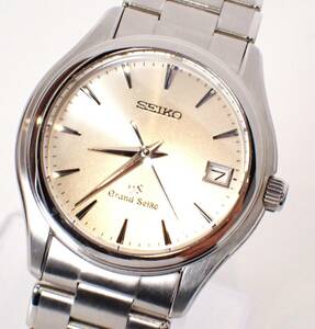  прекрасный товар Grand Seiko SBGX005 серебряный циферблат кварц мужской часы лев медаль 544-5