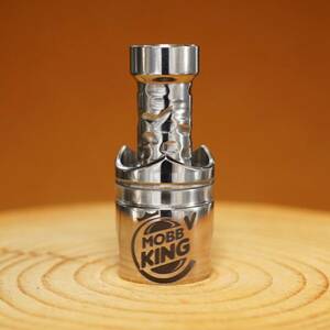 ■Monarchy Vapes｜MobbKing Cap for MV / Mobb / Mobb mini RBA [Authentic] 中古・極美品 激レア ハイエンド Vape Boro MNCH 電子タバコ