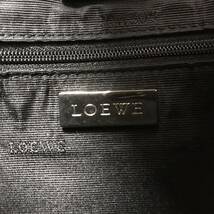 極美品/大人気●ロエベ LOEWE ショルダーバッグ サコッシュ アナグラム メンズ ビジネス 斜め掛け レザー 本革 ブラウン ボディバッグ_画像10