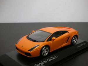 【クリアケース傷有り】1/43　ミニチャンプス　PMA　ランボルギーニ　ガヤルド　2004　Orange　metallic【400103500】【148】