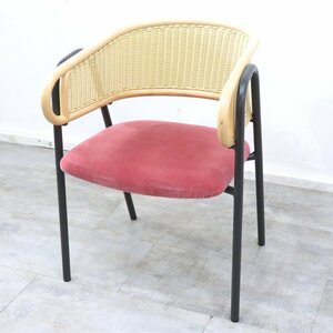 ASPLUND アスプルンド VIVERE SENNO ARM CHAIR ラタン 籐 ミーティングチェア ダイニングチェア ラウンジチェア EG9824 中古家具