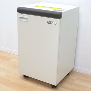  Akira light association MS shredder MSD-F31SF business use shredder white si spiral cut A3 small . machine energy conservation OA equipment KK13633 used office 