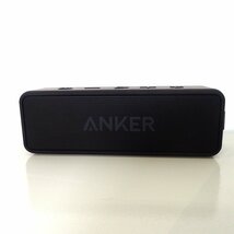 ANKER SoundCore2 スピーカー ブラック ペアリング Bluetooth5.0 防水規格IPX7対応 ハンズフリー通話 OA機器 EG13864 中古オフィス家電_画像2