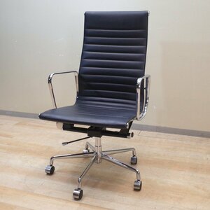  алюминий m стул li Pro канал локти имеется высокий задний офис стул черный офисная работа locking кожзаменитель кожа KK12732 б/у designer мебель 