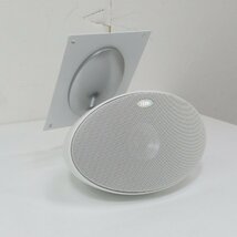 KEF ケフ E301c マイクスピーカー ホワイト 動作未確認 2ウェイバスレフ型 スピーカーシステム 音楽 OA機器 YH12415 中古オーディオ機器_画像3