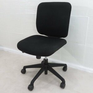 * stock great number okamuraoka blur CG-R CN33ZR FM31 elbow less office chair black meeting chair lecture caster YH13656 used office furniture 