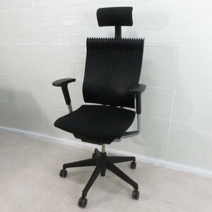 ITOKIito-kiSpina Spee na elbow attaching office chair black office work chair high back reclining head rest YH13694 used office furniture 