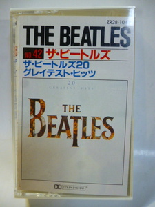  cassette #THE BEATLES The * Beatles 20 GREATEST HITS 20 gray test *hitsu# all 20 bending # cassette tape 