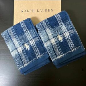 新品　Polo Ralph Lauren ポロ ラルフローレン　ハンドタオル　2枚セット