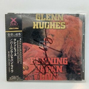 サインあり/ケースにひび割れ◇グレン・ヒューズ/バーニング・ジャパン・ライヴ (CD) XRCN-1162　GLENN HUGHES