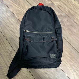 PORTER ×ils one shoulder bag Yoshida bag black search Porter Day Pack backpack rucksack 