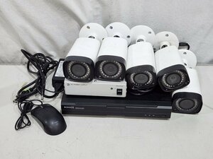 [ present condition goods ] WEBGATE DVR 2TB HAC830F 1 pcs + camera CVD-WO2210R2-VF 5 pcs + camera power supply format / the first period . ending (1)