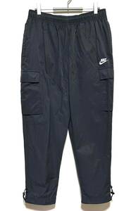 NIKE NSW CE WVN PANTS（L）黒 ナイキ ウーブン カーゴ パンツ ロンパン 軍パン イージー コットンツイル ナイロン