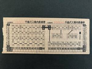 ⑫◎千曲バス車内乗車券