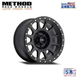 [Method メソッド 正規代理店]17インチアルミホイール 5本セット MR305 NV 17×8.5J 6H139.7 ±0 CB108 汎用/MR30578560500