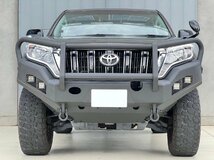 [GI★GEAR(ジーアイ・ギア)販売代理店]フロントバンパー/ウインチバンパー Dリング2個付き TOYOTA ランドクルーザープラド 150プラド 中期_画像6