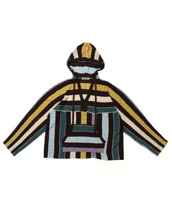 24SS новый товар *n вязаный NKNIT stripe KNIT towel hoodie прекрасное качество полотенце ткань f- глубокий ru over вязаный / унисекс для мужчин и женщин 
