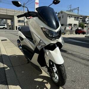 B0228 ヤマハ YAMAHA N-MAX 155cc 普通自動2輪 バイク スクーター 街乗り 通勤 通学 2017年 SG50J 