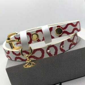 Vivienne Westwood ヴィヴィアン ウエストウッド ベルト オーブ チョーカー ネックレス ブレスレット ゴールド レッド