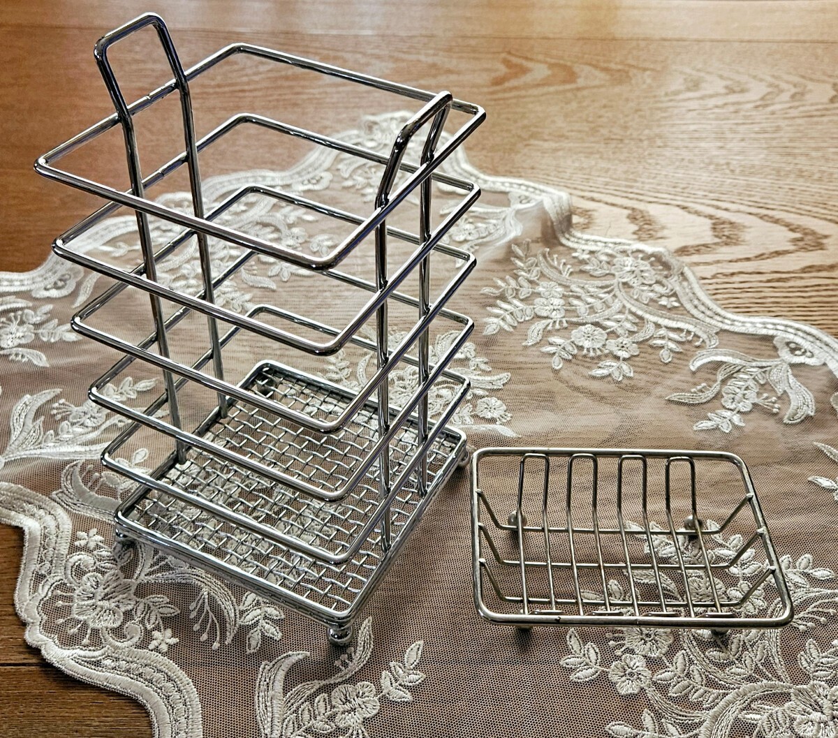 ステンレス ツールスタンド ソープディッシュ