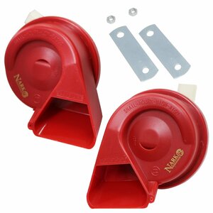  Honda car coupler design Lexus sound horn height sound low sound 110db 2 piece set Fit Odyssey CR-V N box red 