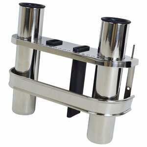  high quality 2 ream made of stainless steel rod holder fishing rod put receive boat boat fishing boat rod stand sea fishing holder 