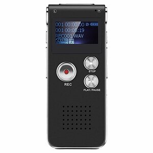  digital IC recorder 8GB rechargeable USB recording machine Mini voice recorder small size MP3 player 