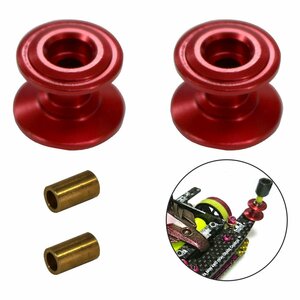  Mini 4WD for 2 piece set 2 step aluminium roller 13-12mm red parts parts 