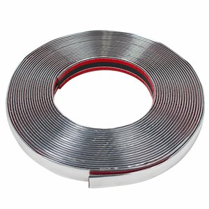 [ width 30mm length 15m ] plating lmolding both sides tape attaching plating silver molding protector door molding scratch prevention protection 5m 10m