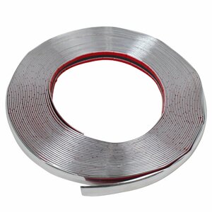 [ mail service correspondence ][ width 18mm length 15m ] plating lmolding both sides tape attaching plating silver molding protector door molding scratch prevention protection 5m 10m