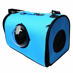  carry bag space ship Capsule type! 2way pet bag dog cat combined use Sky blue light blue Boston bag shoulder bag pet Carry 