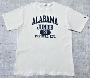 Champion 80s 復刻 タグ ALABAMA カレッジロゴ Tシャツ　　チャンピオン トリコタグ プリントタグ 染み込みプリント 大きいサイズ 玉9694