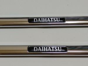  Daihatsu silver plating number frame 2 pieces set Tanto Move Mira etc. etc. present goods polished 