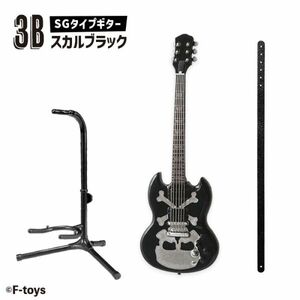 ROCK MONO2 SGタイプギター スカルブラック 3B