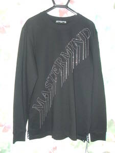  master ma India world ball chain embroidery sweat cut and sewn black MASTERMINDWORLD