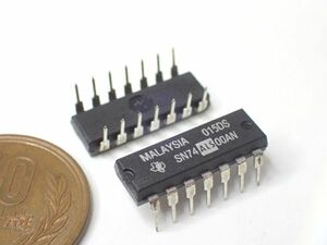 [024A] TI logic IC SN74ALS00AN