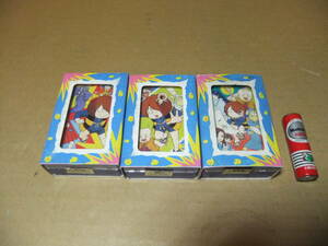  GeGeGe no Kintaro 3 вид 3 шт. комплект карты новый товар не использовался se кальмар Note Showa Retro подлинная вещь Vintage дагаси магазин канцелярские товары магазин 