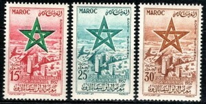 ◆20９古いモロッコ　1957年　航空　カサブランカ博 ③ ◆
