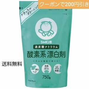 送料無料 酸素系漂白剤 シャボン玉石鹸 過炭酸ナトリウム 除菌 消臭 染み抜き 洗剤 750g 匿名配送