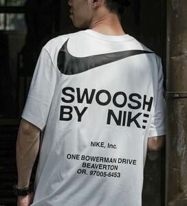 2XL 新品 NIKE ナイキ メンズ 半袖 Tシャツ 半袖Tシャツ ショートスリーブ スウッシュ ビッグスウッシュ 白 