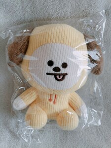 即決!!新品 未開封BT21公式グッズ ニットブラッシュ ぬいぐるみCHIMMY☆チミー新品未開封/にっとパクジミン BTS 防弾少年団