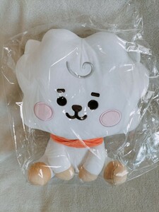 即決!新品 未開封BT21 大きいBaby BasicぬいぐるみＬサイズRJ☆アールジェイ/LINE公式グッズ枕ベイビーJINジンくっしょんBTS防弾少年団