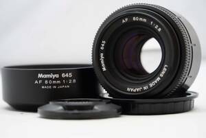 ☆中判カメラ用・単焦点レンズ☆ マミヤ 645 AF 80㎜ F=1:2.8　MAMIYA 645 AF 80 2.8 超希少レンズ　実用品 おススメの1品 お見逃しなく