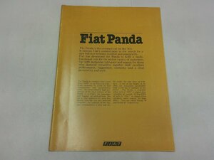 * catalog Fiat Panda English version 1981 year?