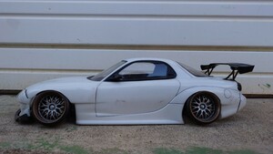 1/10RCボディDLIKE MAZDA RX-7 FD3S ジャンク品 DLIKE ヨコモ シバタ reveD ラジドリ