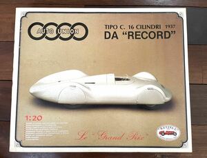 1/20 Revival AUTO UNION tipo C DA Record out Union record Volkswagen rare legend white metal kit high-end Vintage super-rare 