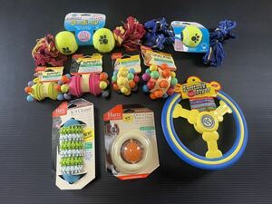 ( new goods unused ) pet. dental toy 9 point set ... play toy brush teeth is migaki chewing gum toy 