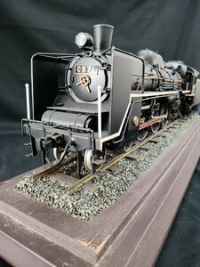  steam locomotiv C571 National Railways railroad model model . car SL in the case 