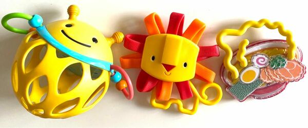 赤ちゃん　0歳児　1歳児　おもちゃ　歯固め　知育玩具　3点セット